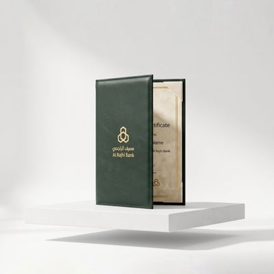 Leather Certificate Holder