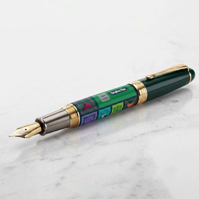 Custom branded pen with company logo for corporate gifting — Admark, Saudi Arabia Printed promotional pens for events and nat