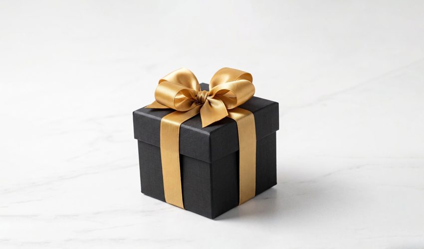 Custom gift box printing in Riyadh – front view, Admark Prints