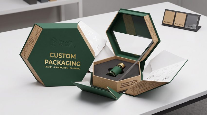 Custom gift box printing in Riyadh – front view, Admark Prints