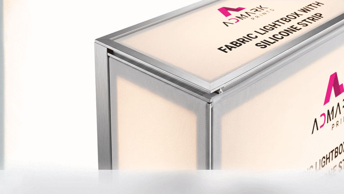 Fabric Lightbox with Silicone Strip