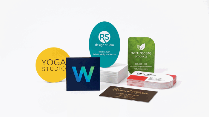 Die Cut Business Card