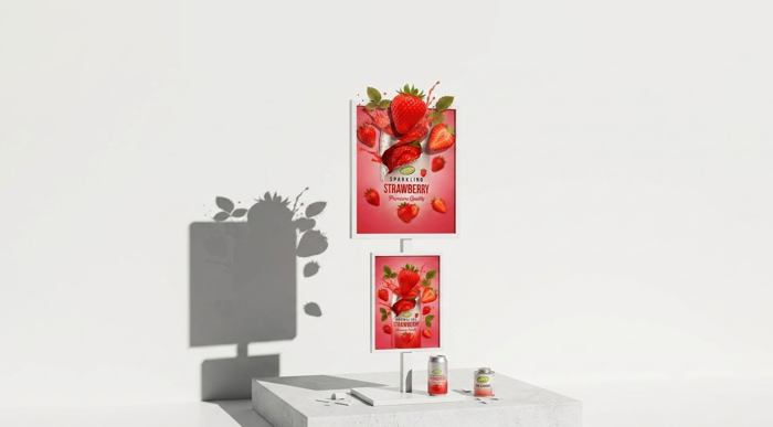Promotional A3 stand