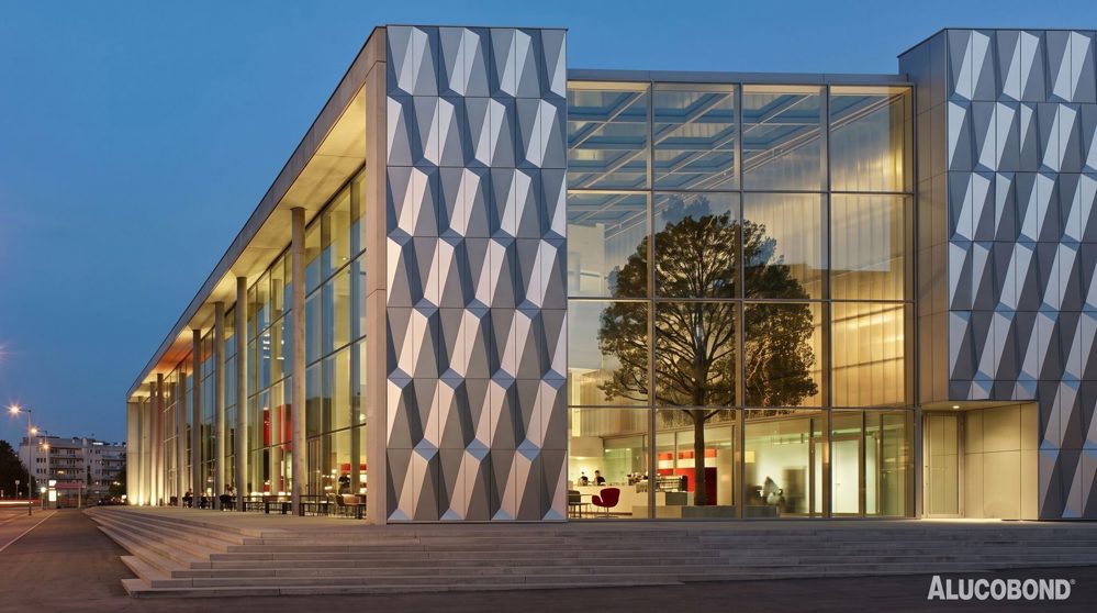Alucobond structured façade