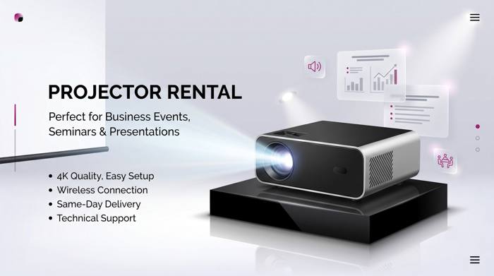Projector for rent