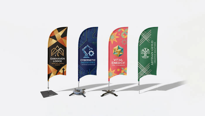 Bow Banners And Flags