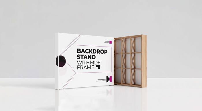 Backdrop Stand with MDF frame
