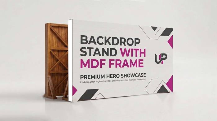 Backdrop Stand with MDF frame