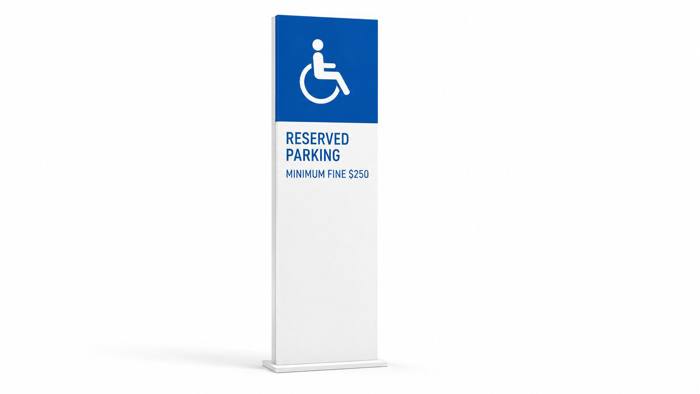 Reserved Parking Sign