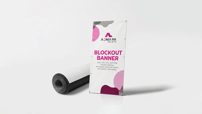 لافتة معتمة (Blockout Banner)