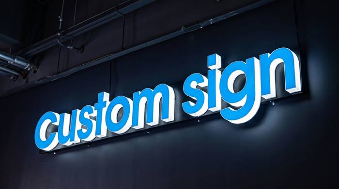 Full Acrylic Signage 