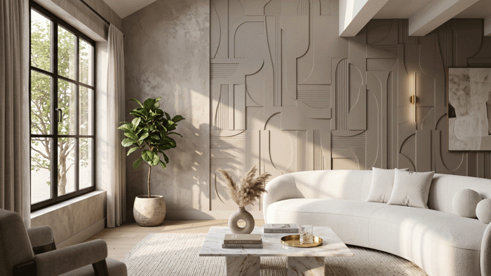 Embossed Wallpaper