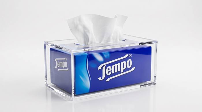 Acrylic Tissue Box Holder