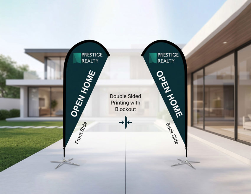 Premium double-sided flag with correct design on both sides in Riyadh