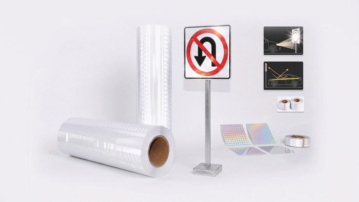 Reflective Vinyl Lettering Sticker for road sign