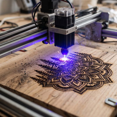 Laser Wood engraving