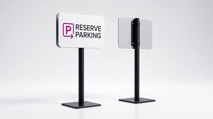 Reserved Parking Sign