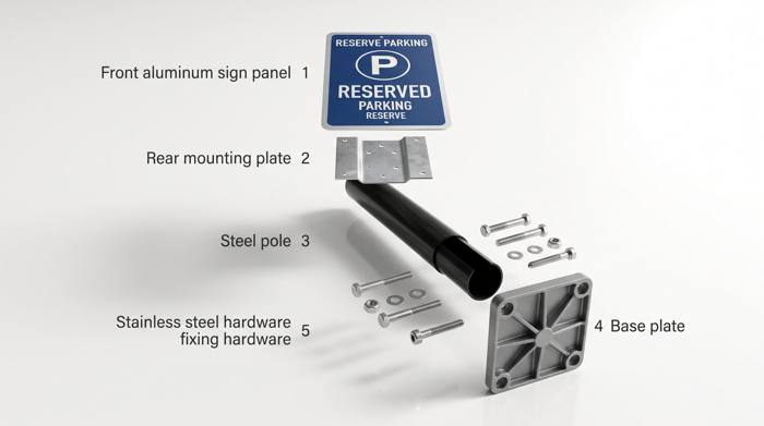 Reserved Parking Sign