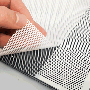 One Way Vision / Perforated Window Stickers