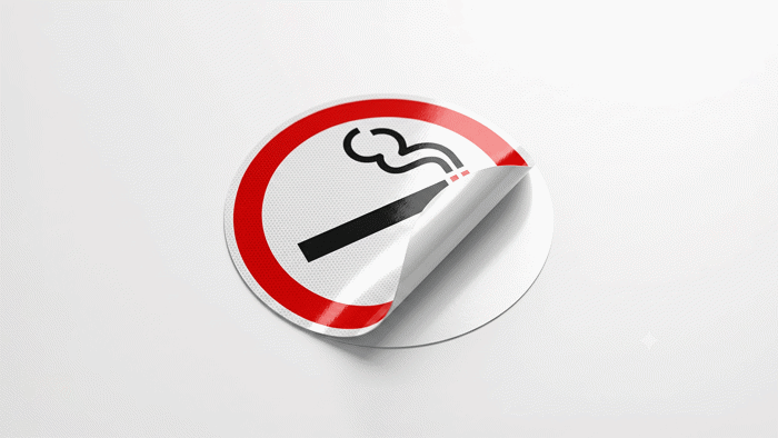 Reflective Vinyl Lettering Sticker for road sign