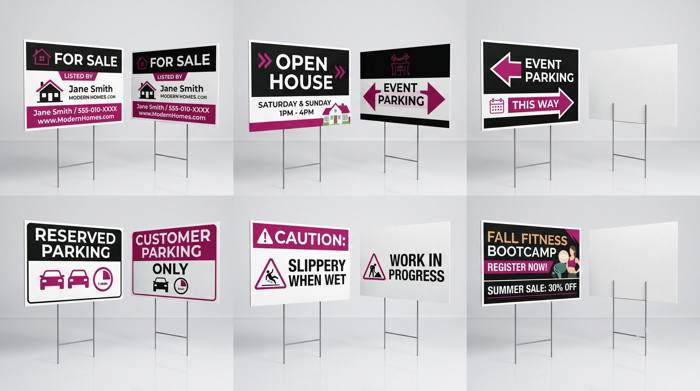 Yard signs