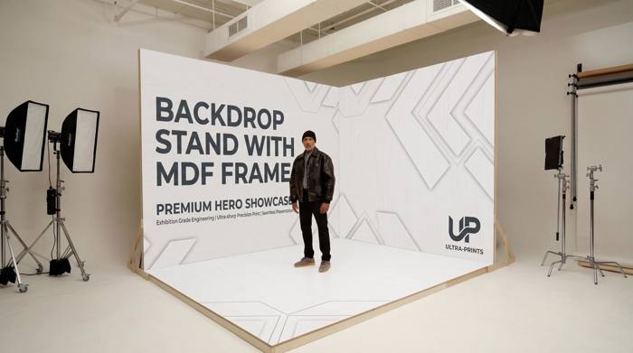 Backdrop Stand with MDF frame