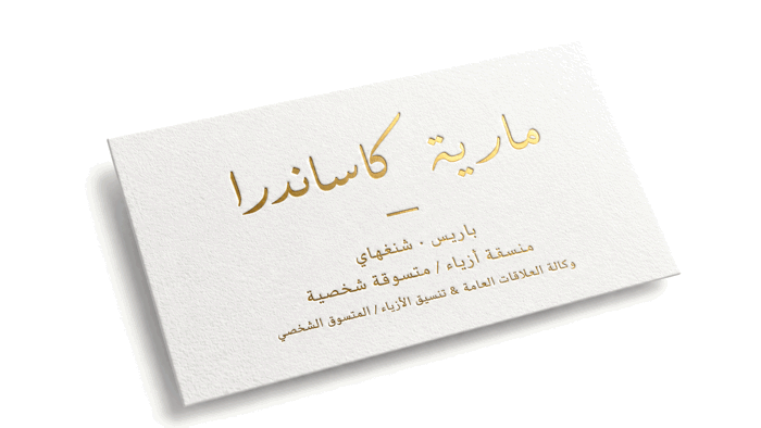 Hot Stamped Business Cards {Gold/Silver Foil Business Cards}