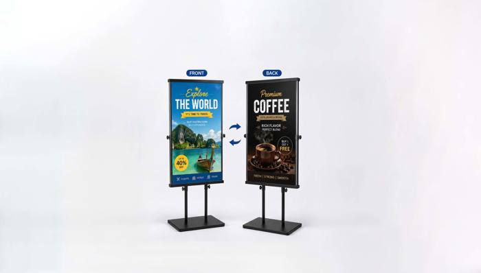 Adjustable Poster Stander