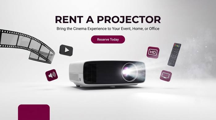 Projector for rent