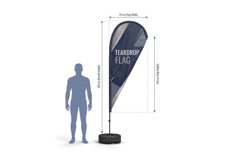 Teardrop Flag