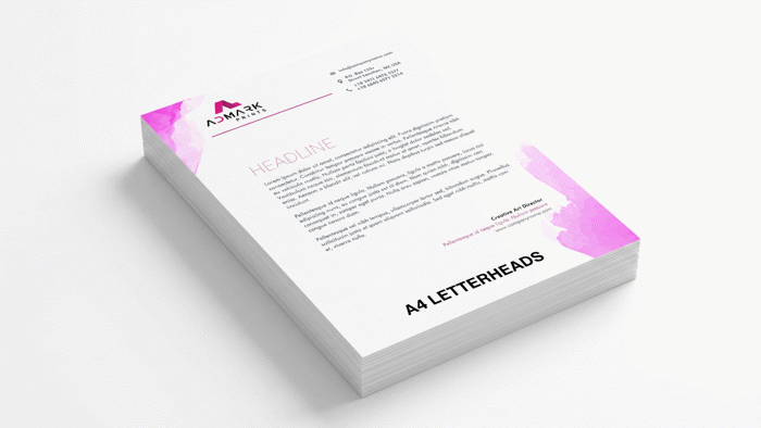 A4 Letterhead
