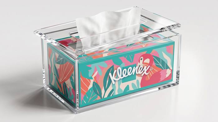 Acrylic Tissue Box Holder