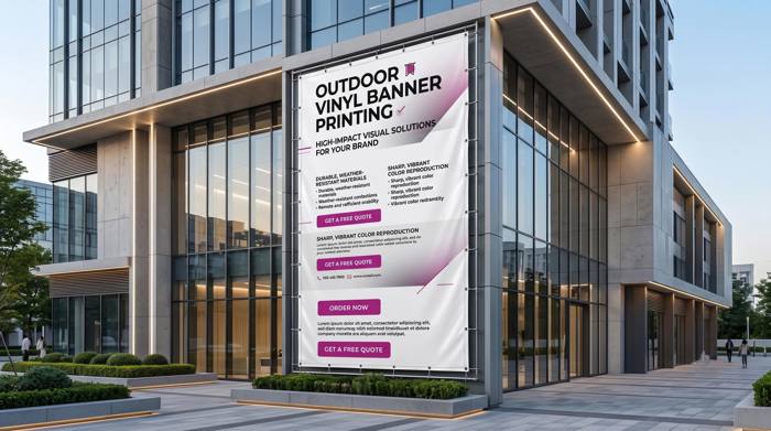 Outdoor Vinyl Banner Printing