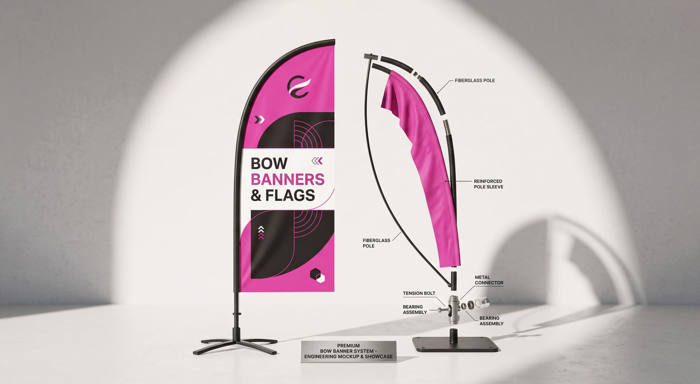 Bow Banners And Flags