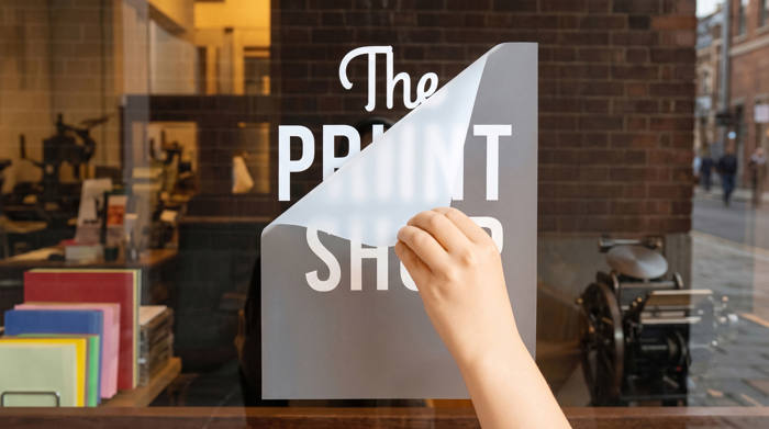 Vinyl Lettering Cut-out Sticker