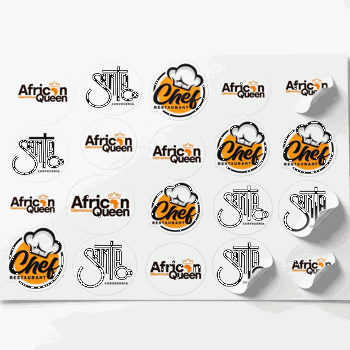 Multi Design Cut-out Sticker Sheets
