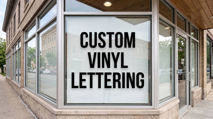 Vinyl Lettering Cut-out Sticker