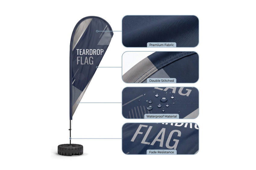 Teardrop Flag