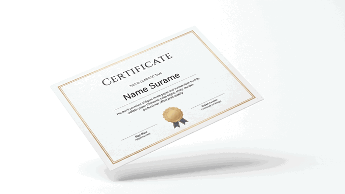 Certificates