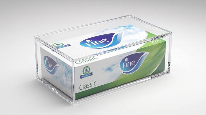 Acrylic Tissue Box Holder