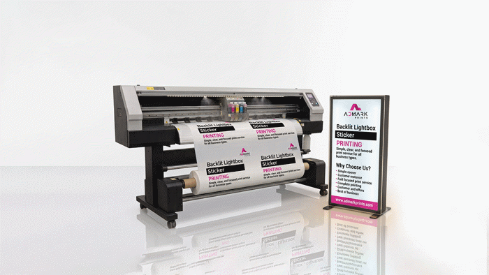 Backlit Lightbox Sticker Printing
