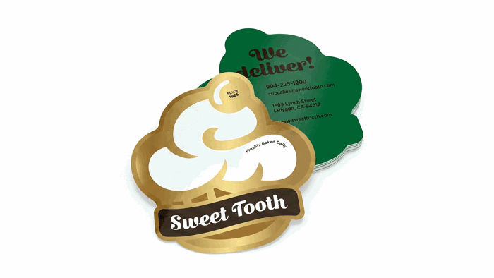 Die Cut Business Card