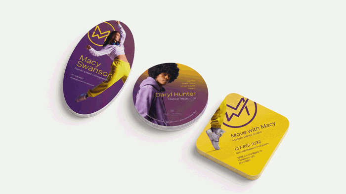 Die Cut Business Card