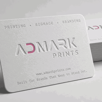 Debossed Business Cards - 1000 pcs