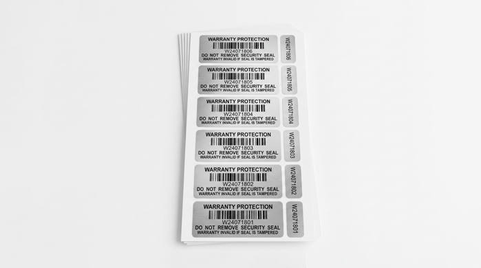 Warranty Sticker